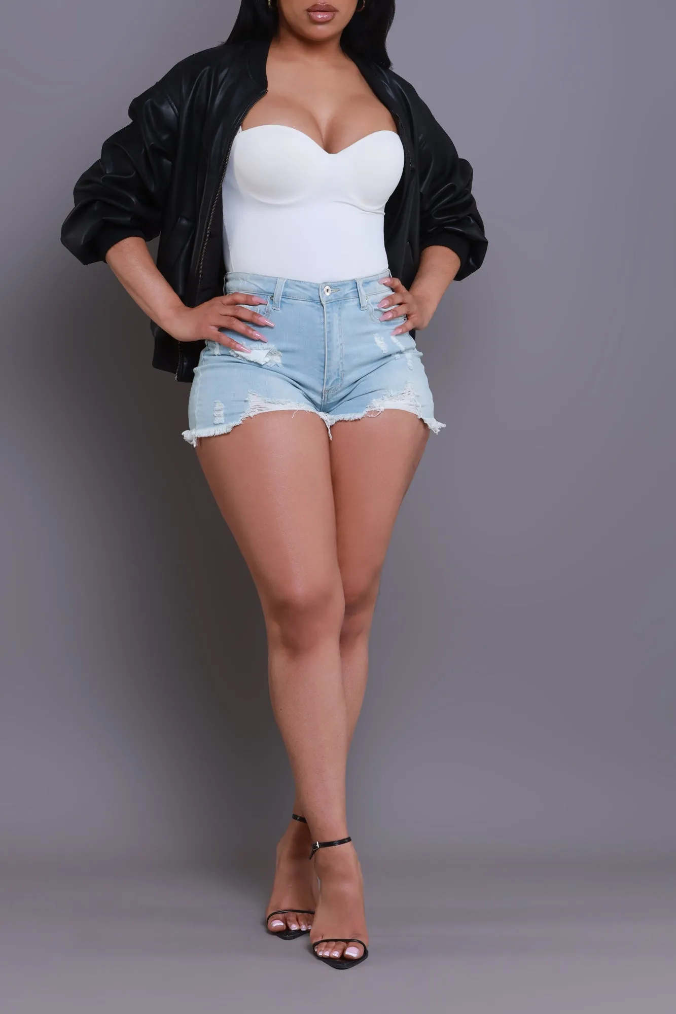 Drag Me Faux Leather Bomber Jacket - Black sold by Swankaposh product image thumbnail 5