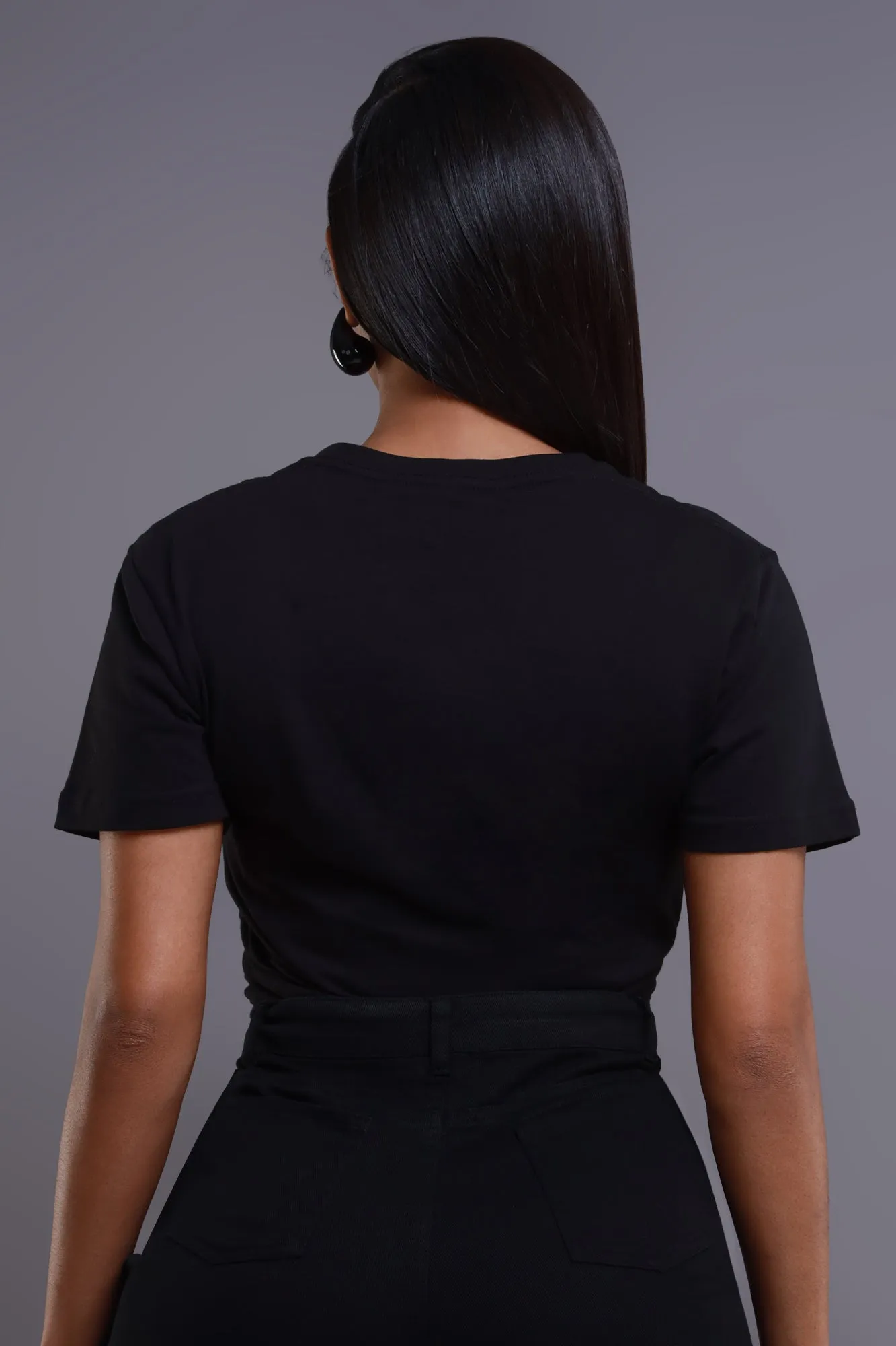 Girl F You Printed T-Shirt - Black/White sold by Swankaposh product image thumbnail 3