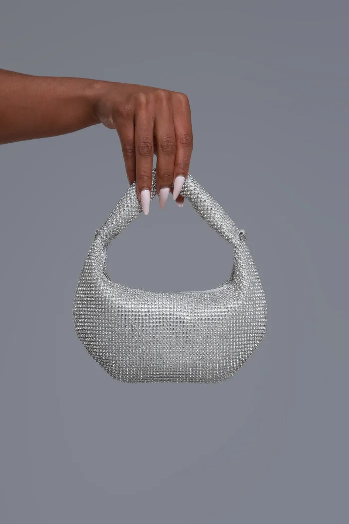 Starry Skies Rhinestone Purse - Silver sold by Swankaposh product image thumbnail 2