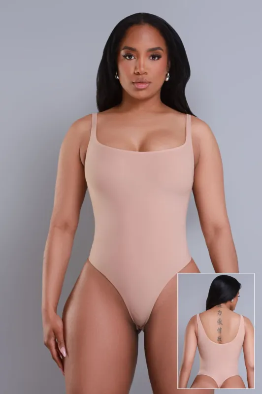 Barely There Sleeveless Bodysuit - Sand No.241 NKDS sold by Swankaposh
