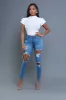 Sweetness Ruffle Shoulder Turtleneck Short Sleeve Sweater - White sold by Swankaposh