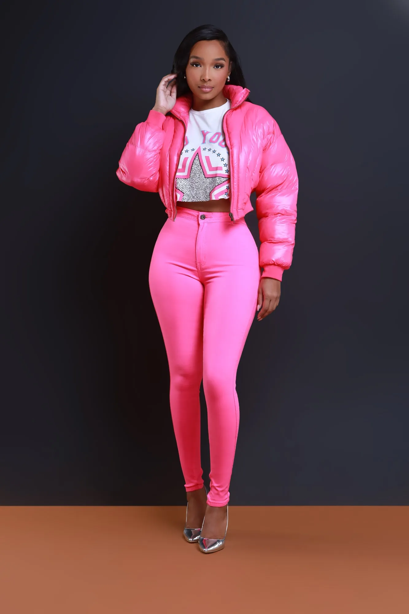 Wild Youth Embellished Graphic Crop Top - White sold by Swankaposh product image thumbnail 4