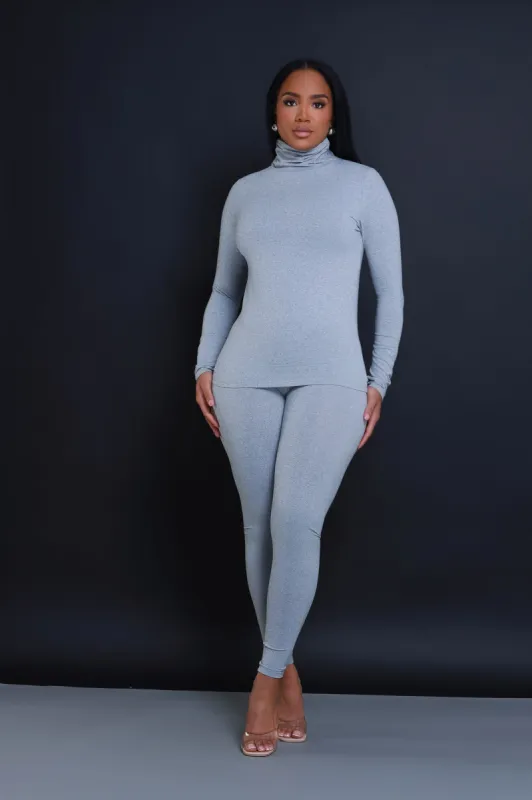 Record Timing Legging Set - Heather Grey sold by Swankaposh