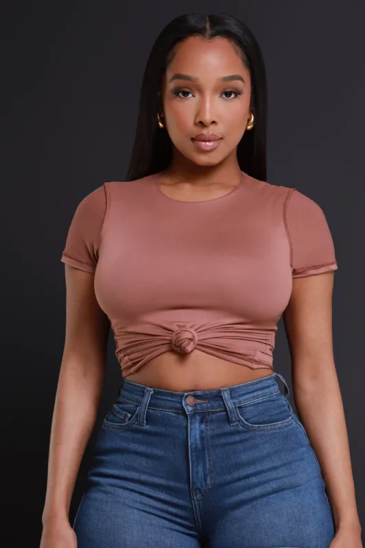 Next Episode Crewneck T-Shirt - Coffee sold by Swankaposh