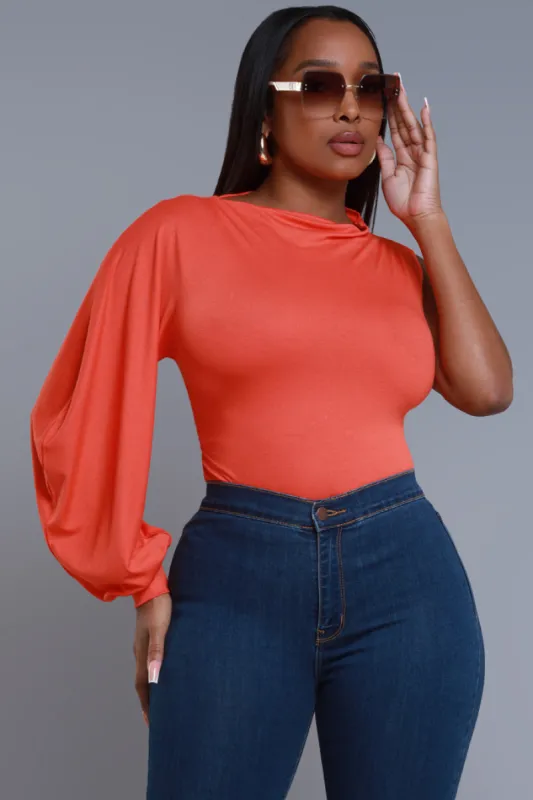 Get It All One Shoulder Top - Orange sold by Swankaposh