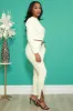 Brazil Lined Jogger Sweatsuit - Cream sold by Swankaposh