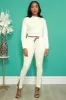 Brazil Lined Jogger Sweatsuit - Cream sold by Swankaposh