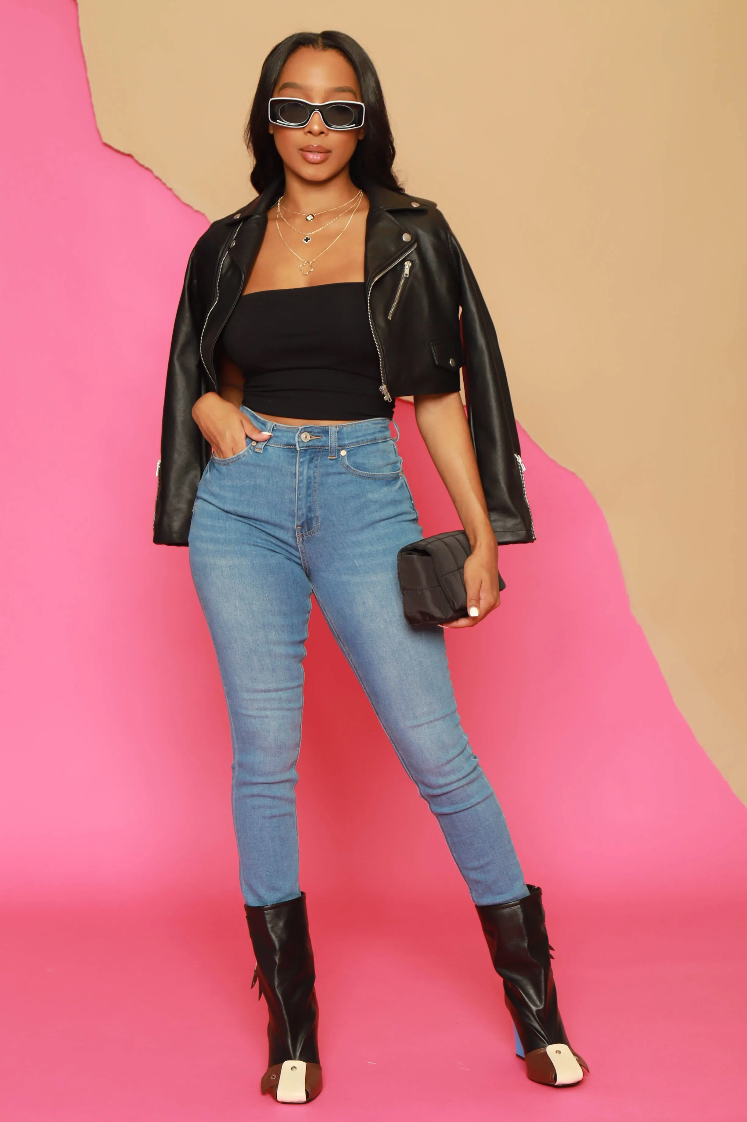 Formula Cropped Tube Top - Black sold by Swankaposh product image thumbnail 2