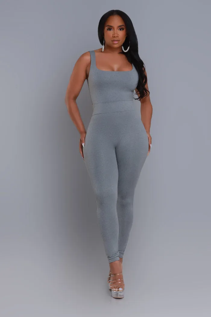 Second Skin Sculpting Sleeveless Tank Top - Heather Grey sold by Swankaposh product image thumbnail 2