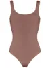 Invest Simple Shaping Tank Bodysuit - Mocha sold by Swankaposh