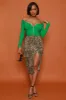 Act Like That Full Zip Crop Top - Green sold by Swankaposh