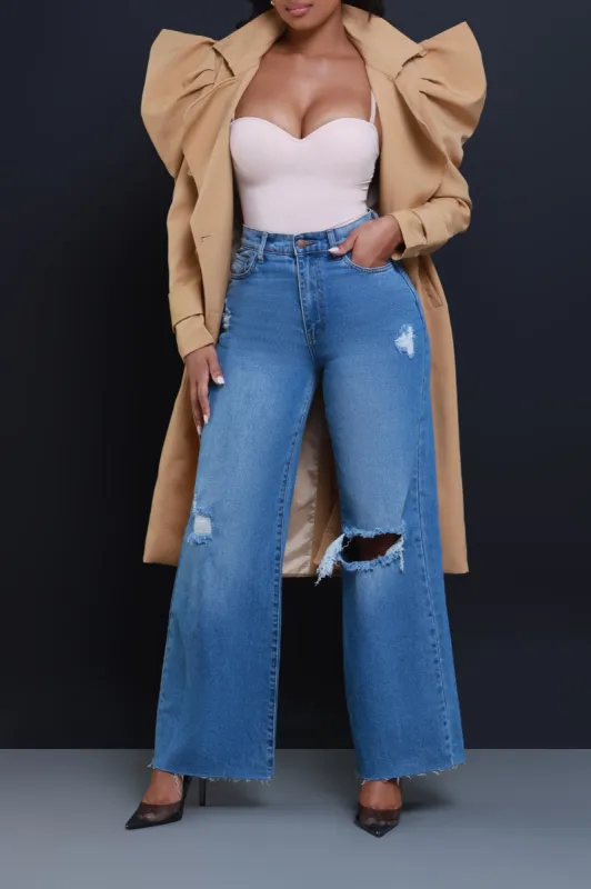 Cry Me A River Dramatic Longline Trenchcoat - Khaki sold by Swankaposh