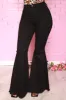 Polar Wide Flare Jeans - Black sold by Swankaposh