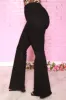 Polar Wide Flare Jeans - Black sold by Swankaposh