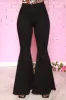 Polar Wide Flare Jeans - Black sold by Swankaposh