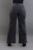 Bite Your Tongue High Rise Wide Leg Jeans - Black sold by Swankaposh