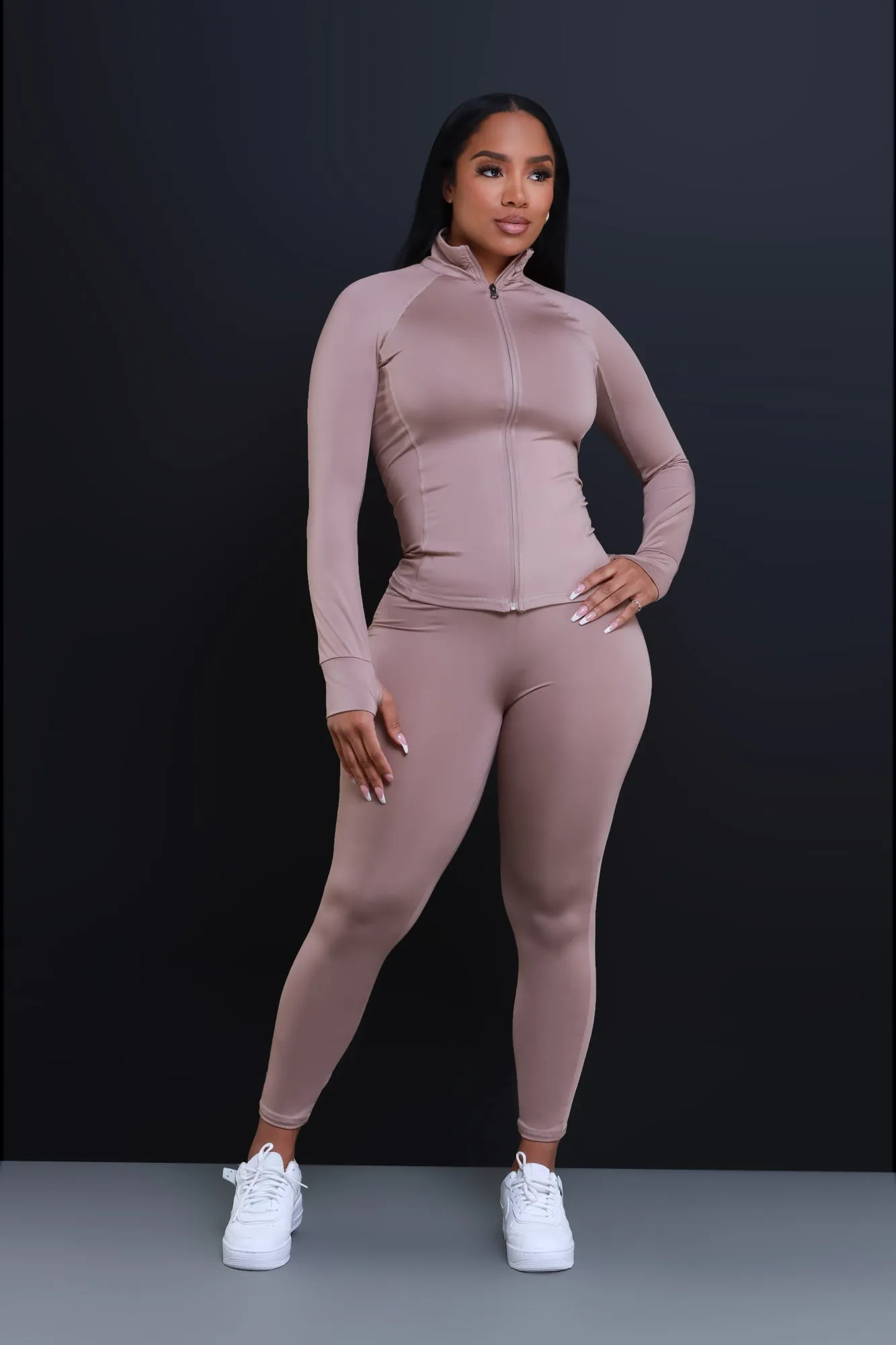 Easy Fit Athletic Set - Mocha sold by Swankaposh product image thumbnail 4