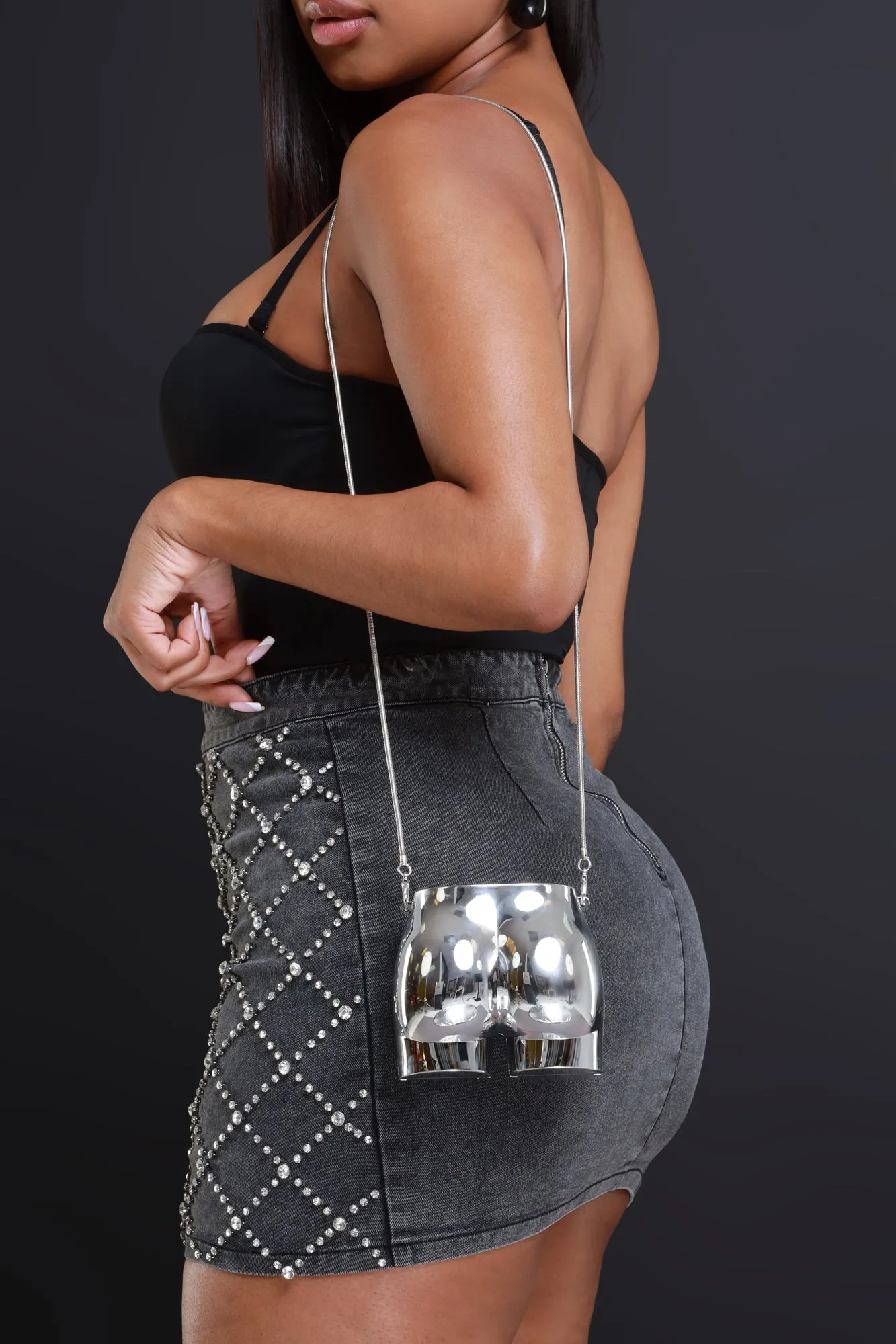 Have Mercy Silhouette Purse - Silver sold by Swankaposh product image thumbnail 2