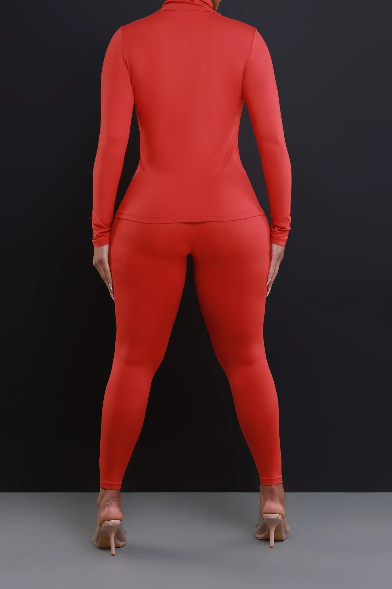 Record Timing Legging Set - Dark Rust sold by Swankaposh product image thumbnail 3