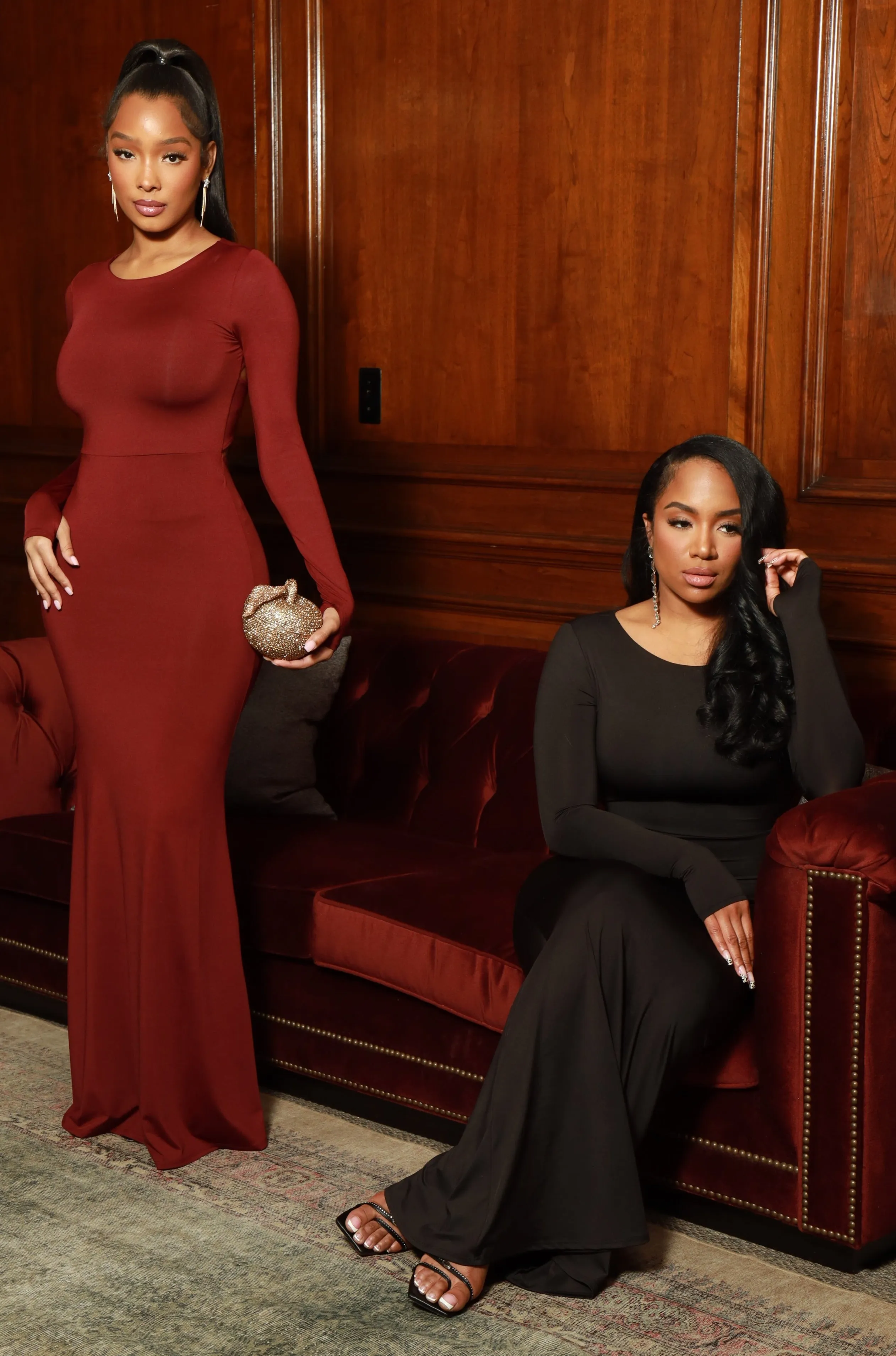 Out My Way Open Back Maxi Dress - Black sold by Swankaposh product image thumbnail 3