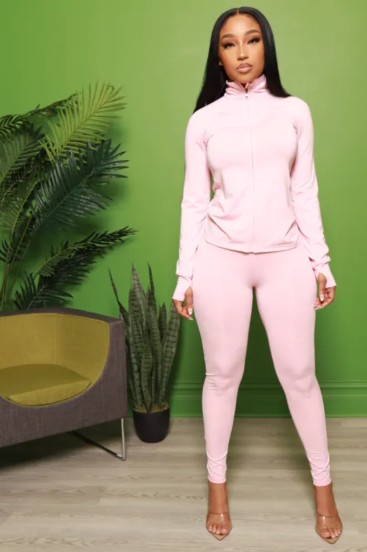 Easy Fit Athletic Set - Blush sold by Swankaposh