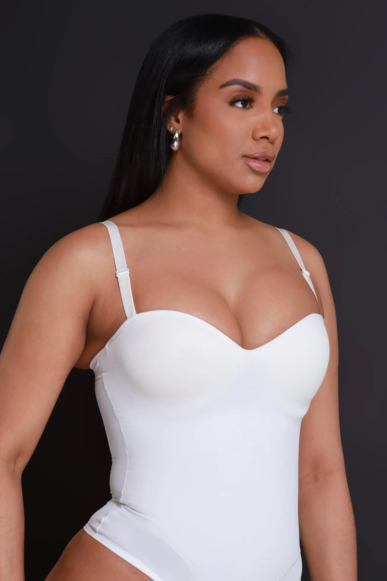 Doctored Form Shapewear Thong Bodysuit - White No. 126 sold by Swankaposh product image thumbnail 5