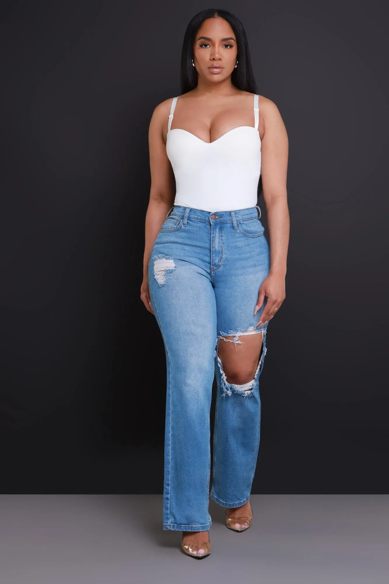 Doctored Form Shapewear Thong Bodysuit - White No. 126 sold by Swankaposh product image thumbnail 3