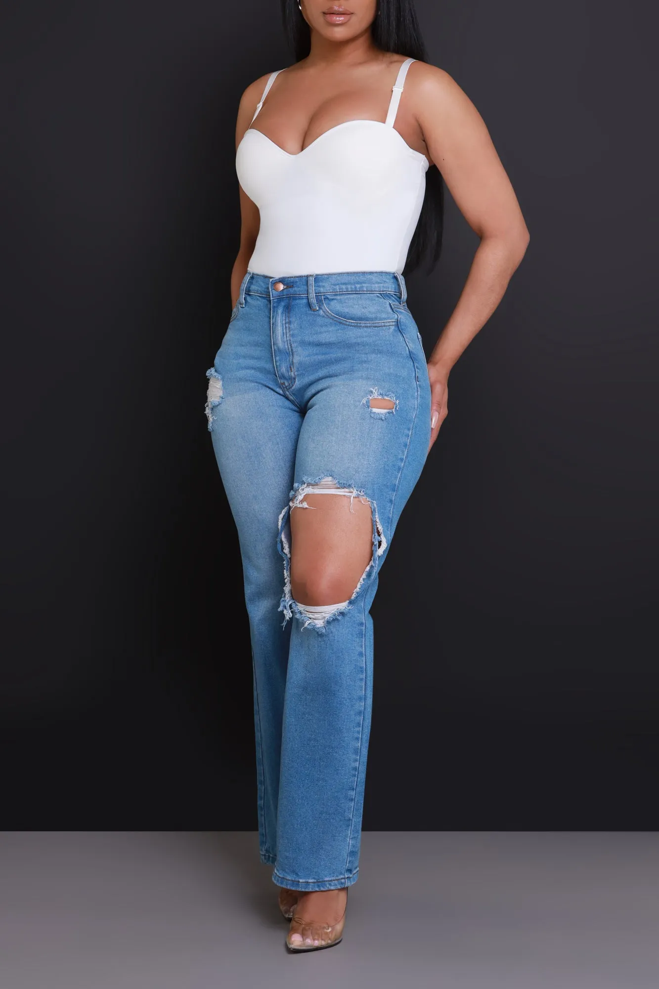 Doctored Form Shapewear Thong Bodysuit - White No. 126 sold by Swankaposh product image thumbnail 4