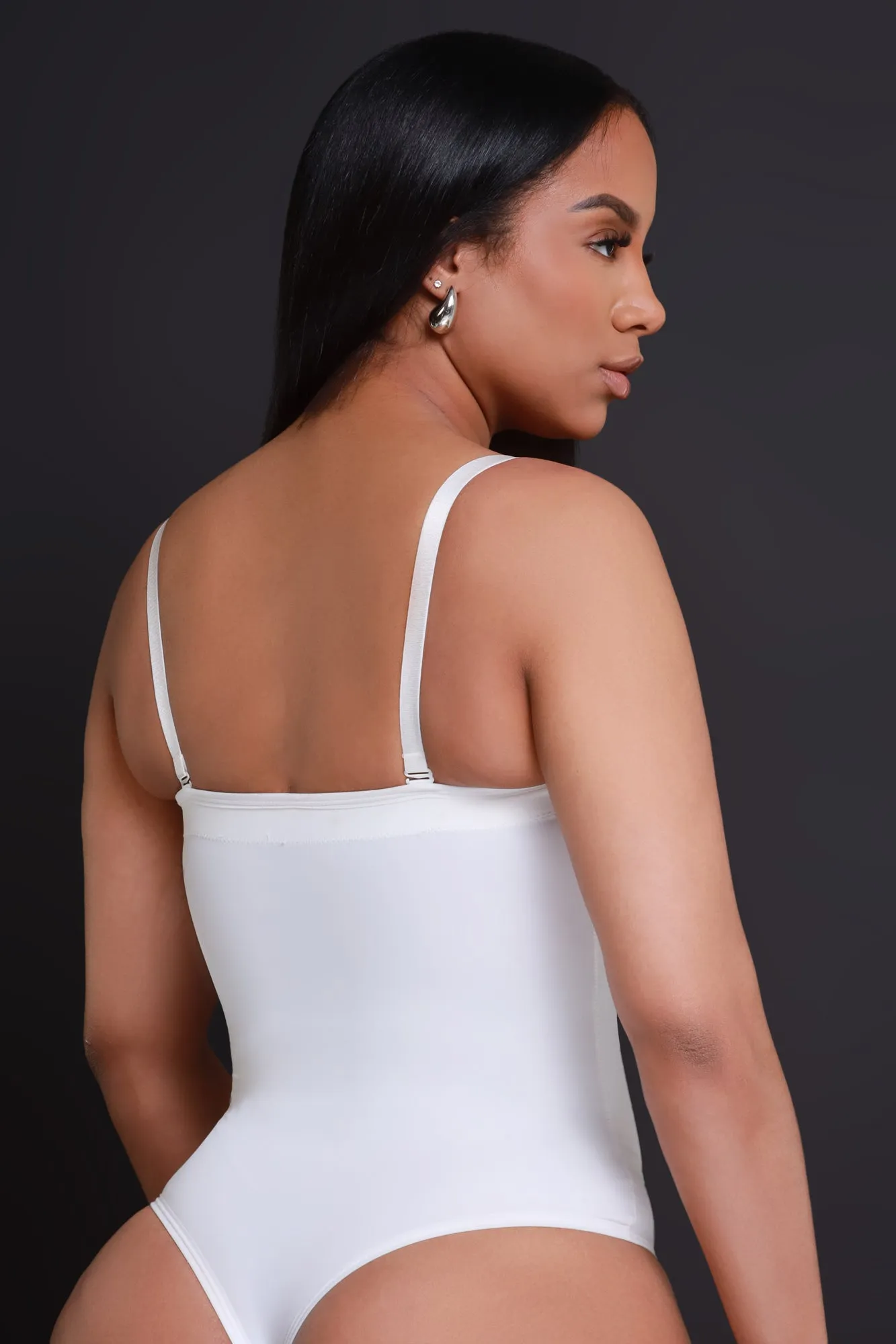 Doctored Form Shapewear Thong Bodysuit - White No. 126 sold by Swankaposh product image thumbnail 2