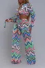 Hey Mama Printed Tie-Up Crop Top - Multicolor sold by Swankaposh