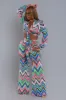 Hey Mama Printed Tie-Up Crop Top - Multicolor sold by Swankaposh