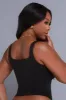 Second Skin Sculpting Sleeveless Tank Top - Black sold by Swankaposh