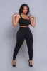 Second Skin Sculpting Sleeveless Tank Top - Black sold by Swankaposh