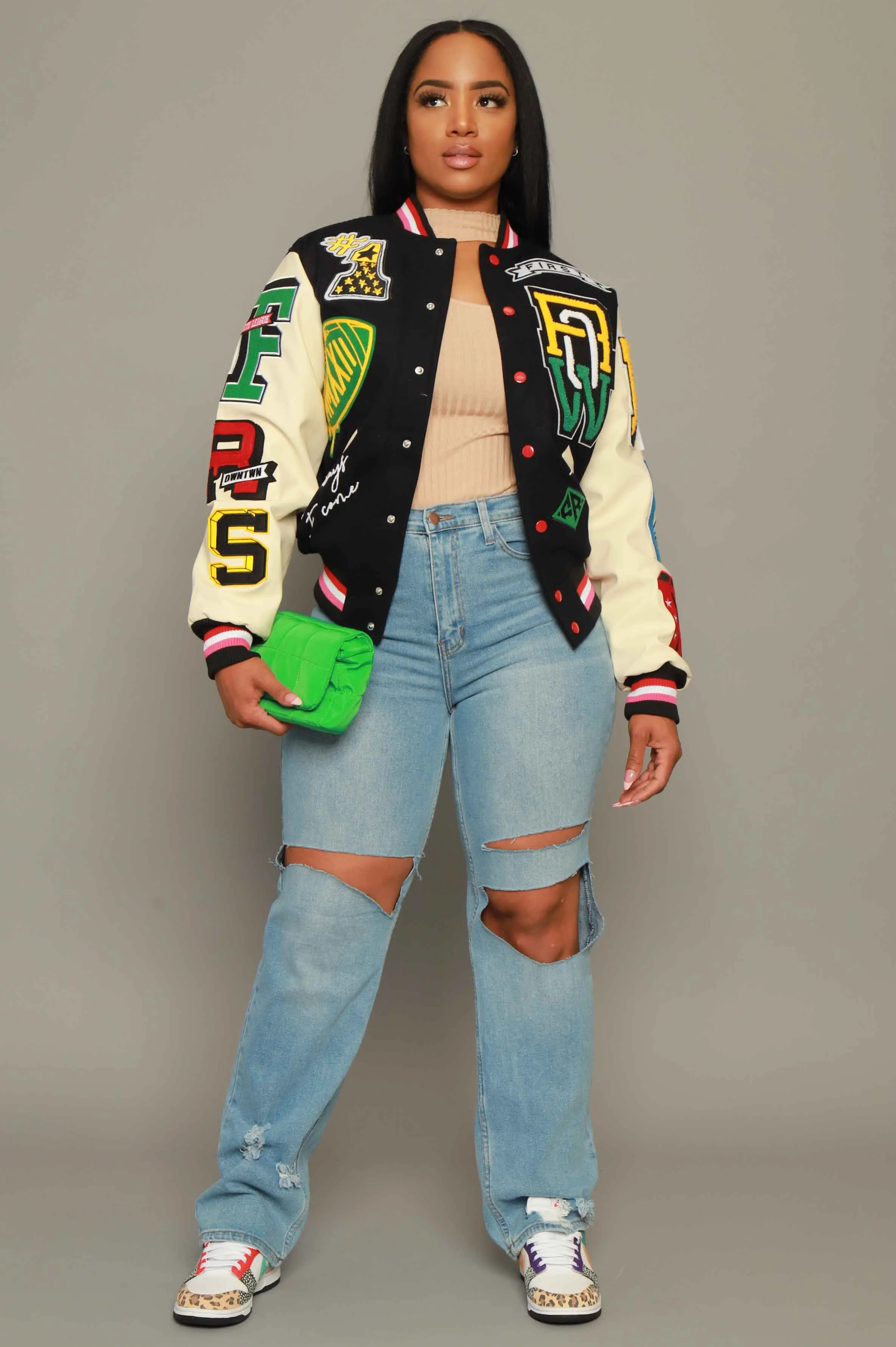 Chat Room Cut Out Turtleneck Knit Bodysuit - Sand sold by Swankaposh product image thumbnail 5