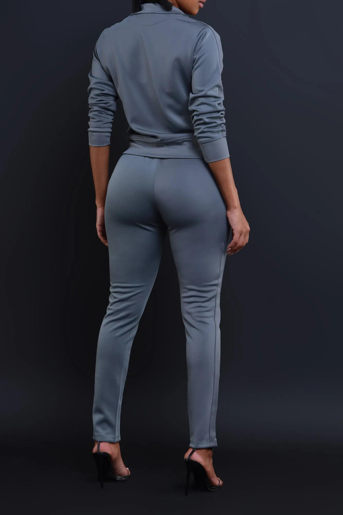 Somewhere Between Lined Tracksuit - Grey sold by Swankaposh product image thumbnail 3