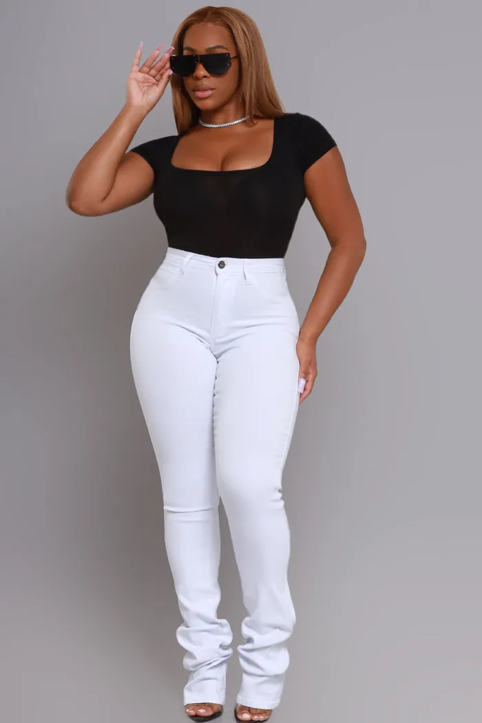 Must Have Basic Bodysuit - Black Deep Plunge sold by Swankaposh product image thumbnail 4