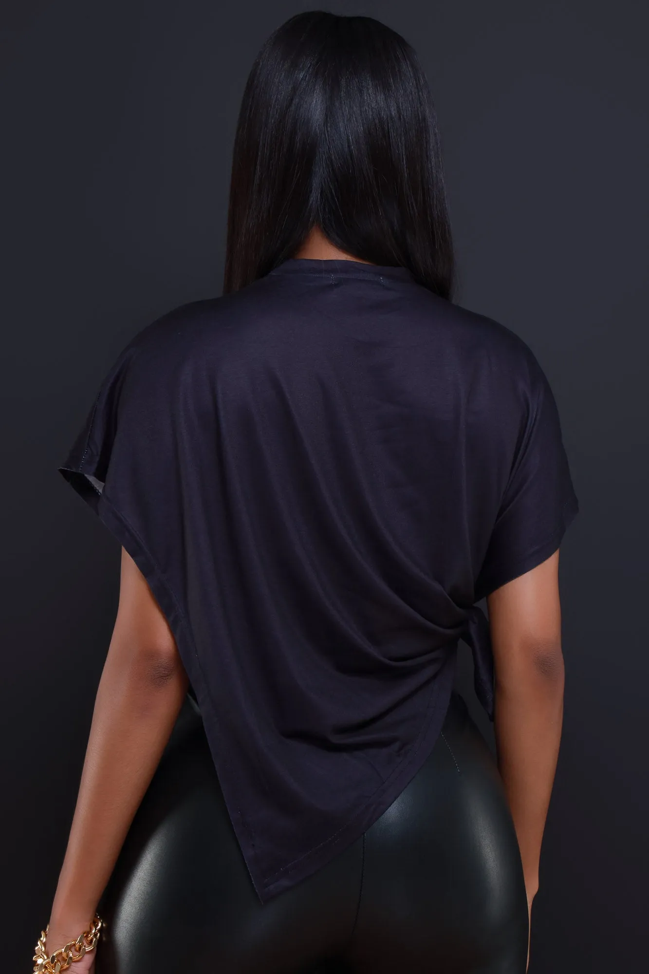 Starting Line Graphic T-Shirt - Black sold by Swankaposh product image thumbnail 3