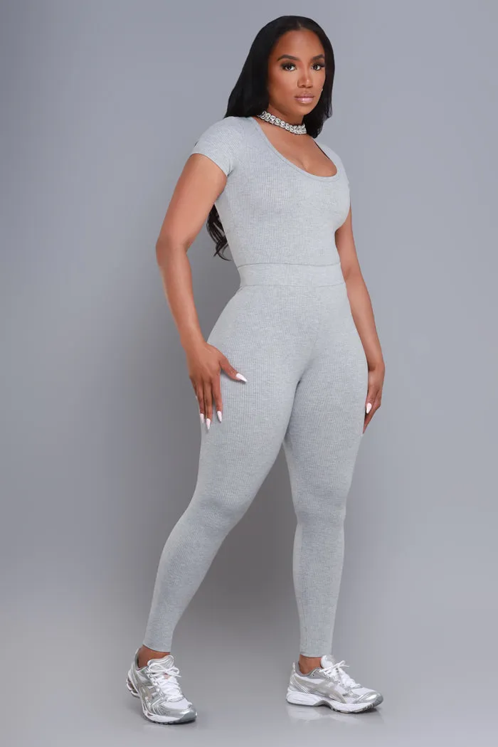 Open Book Cellulite Deleter Short Sleeve Bodysuit - Heather Grey sold by Swankaposh product image thumbnail 4