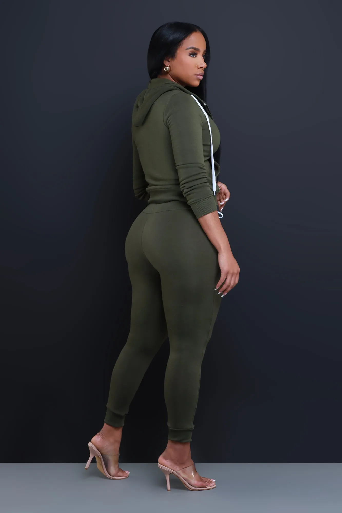 Like That Jogger Set - Olive sold by Swankaposh product image thumbnail 3