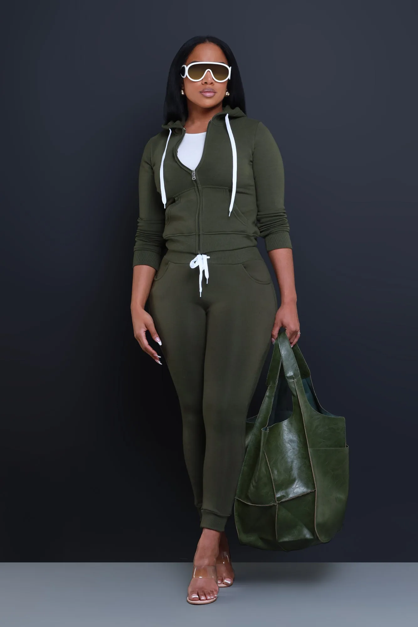 Like That Jogger Set - Olive sold by Swankaposh product image thumbnail 4