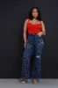 Sparkler Rhinestone Studded Straight Leg Jeans - Dark Wash sold by Swankaposh
