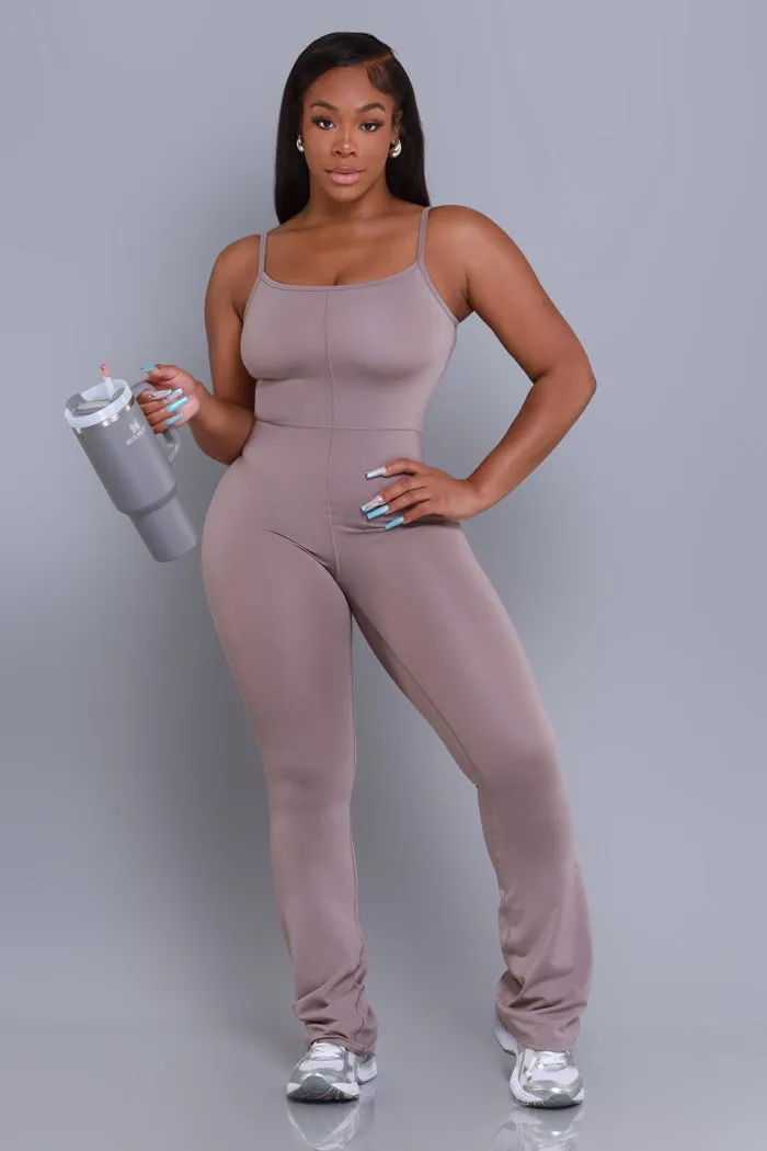 No Reply NUW Sleeveless Flare Jumpsuit - Ash sold by Swankaposh product image thumbnail 4