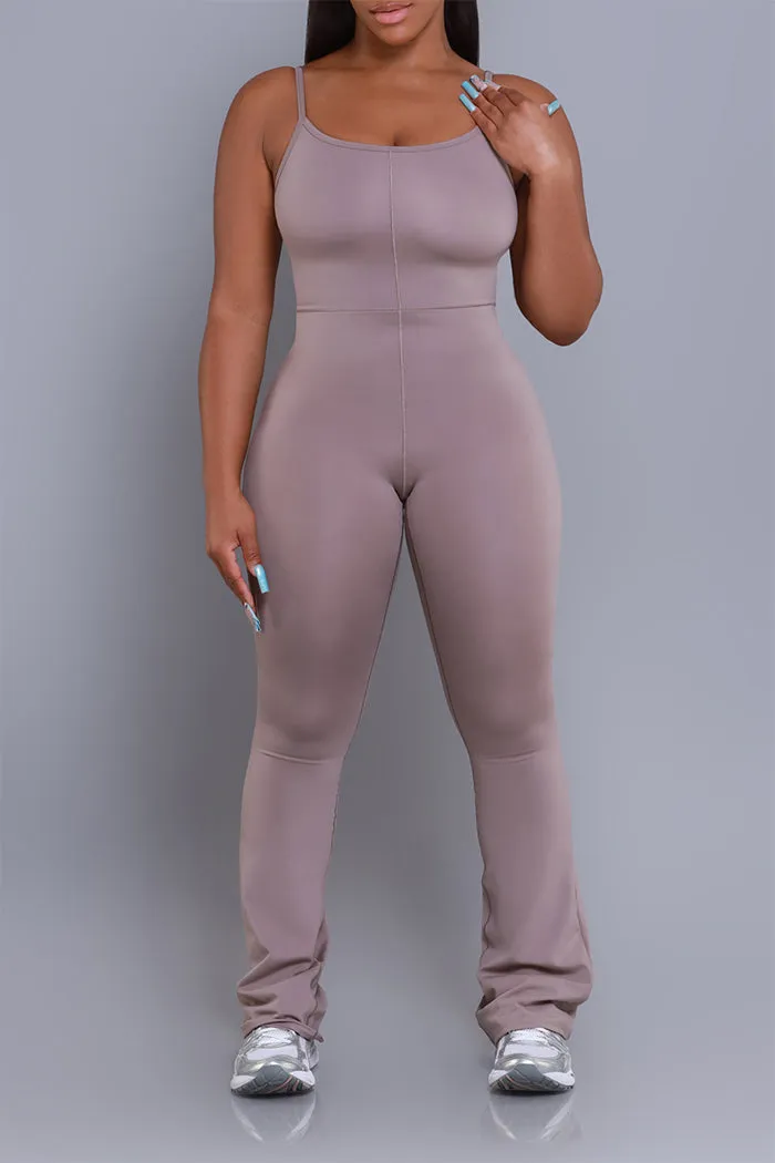 No Reply NUW Sleeveless Flare Jumpsuit - Ash sold by Swankaposh product image thumbnail 2