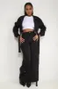 Fire Me Up Cropped Cargo Pants Set - Black sold by Swankaposh