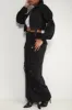 Fire Me Up Cropped Cargo Pants Set - Black sold by Swankaposh