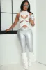 Stay The Night Cut Out Sleeveless Top - White sold by Swankaposh