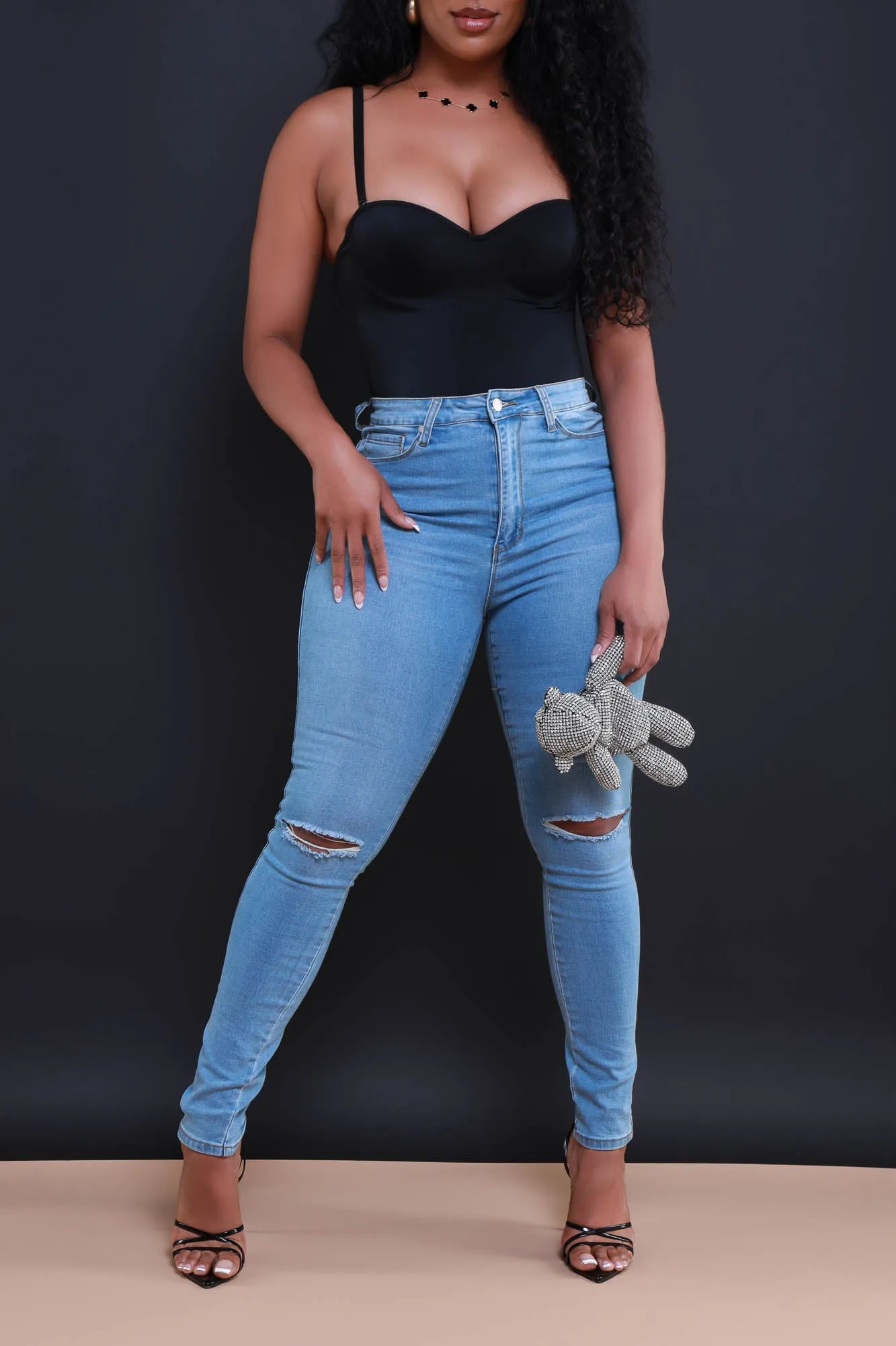 Doctored Form Shapewear Bodysuit - Black No. 124 sold by Swankaposh product image thumbnail 5