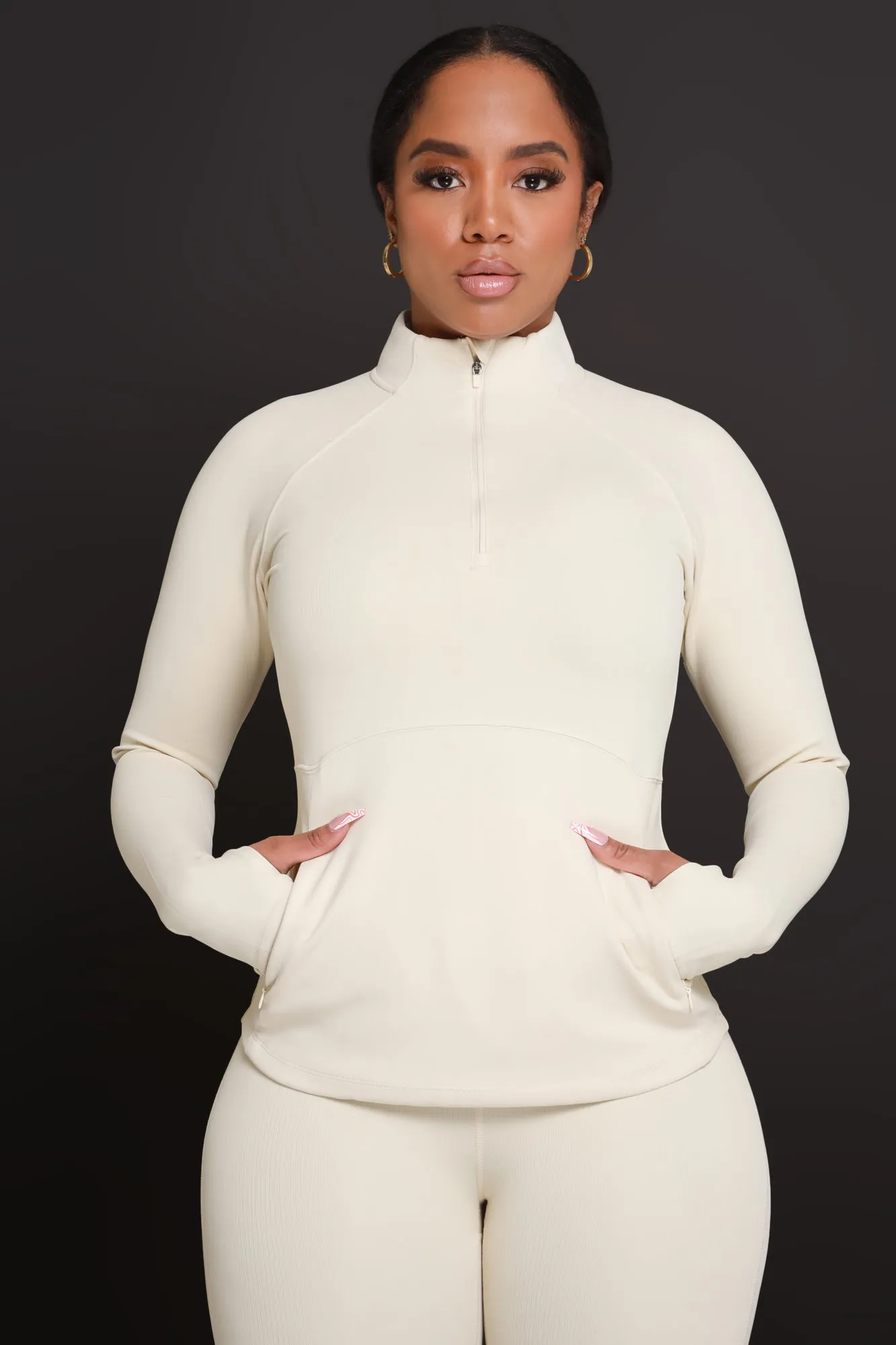 Or What NUW Ribbed Pullover Top - Ivory sold by Swankaposh