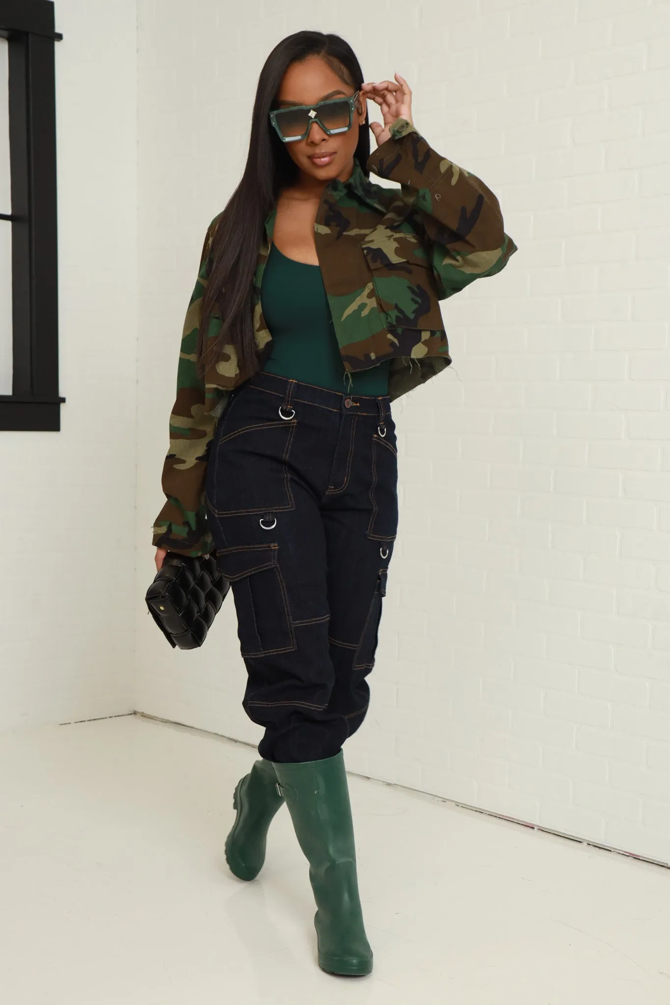 Invest Simple Shaping Tank Bodysuit - Hunter Green sold by Swankaposh product image thumbnail 4