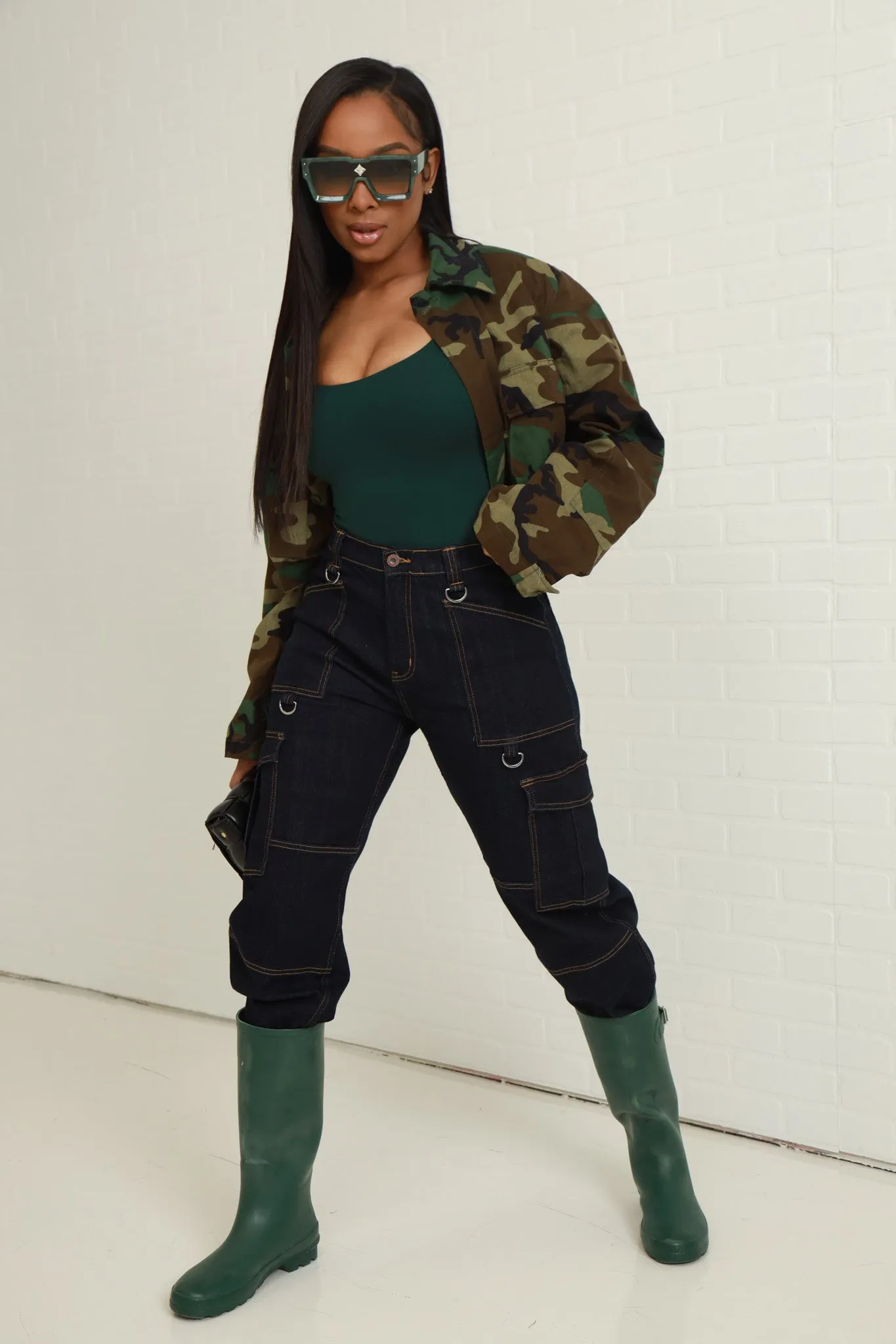 Invest Simple Shaping Tank Bodysuit - Hunter Green sold by Swankaposh product image thumbnail 2